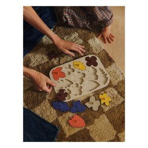 Ferm Living Kids - Ahşap puzzle Poetry