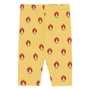 The Campamento - Organic Cotton Ladybug Leggings | Yellow