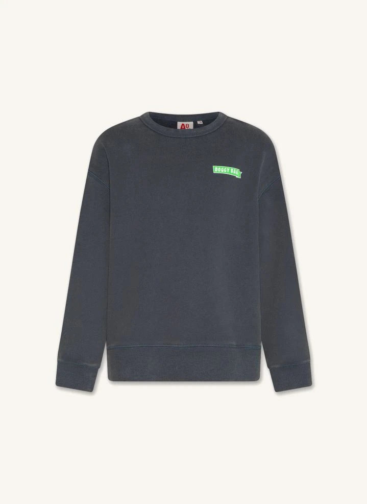AO76 - Oscar Doggy recycled cotton sweatshirt | Charcoal gray