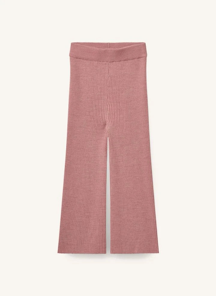 Copenhagen Colors - Salaş Kesim Merinos Yün Pantolon | Toz Pembe