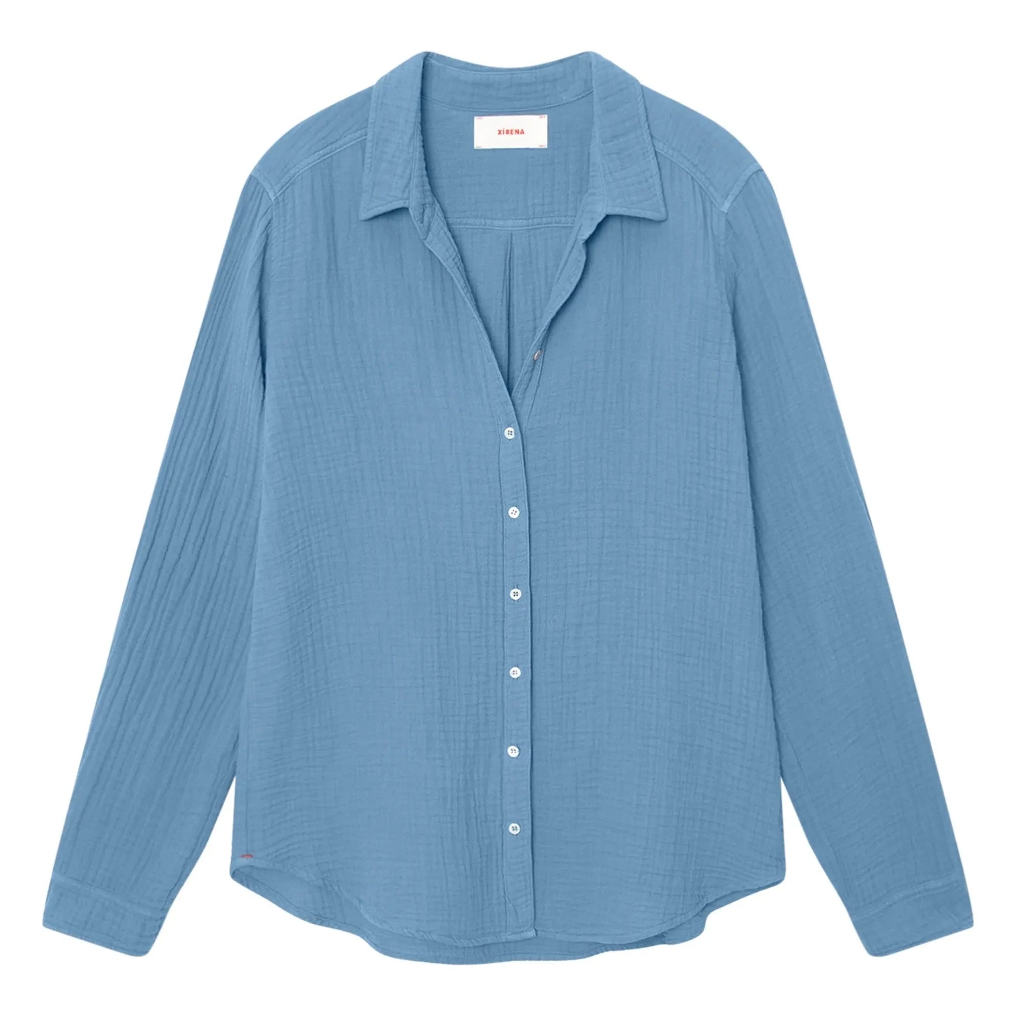 Xirena - Scout Shirt | Peacock Blue