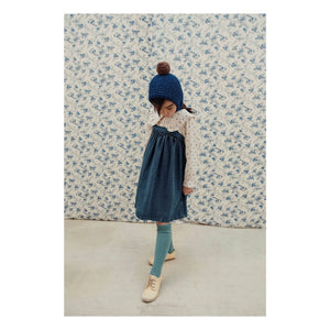 Emile et Ida - Strapless Jean Dress | Blue