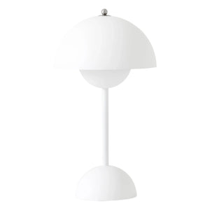 & Tradition - VP9 Flowerpot Portable Table Lamp, Vernon Panton | White