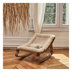Charlie Crane - Levo Walnut Baby Swing | Ecru
