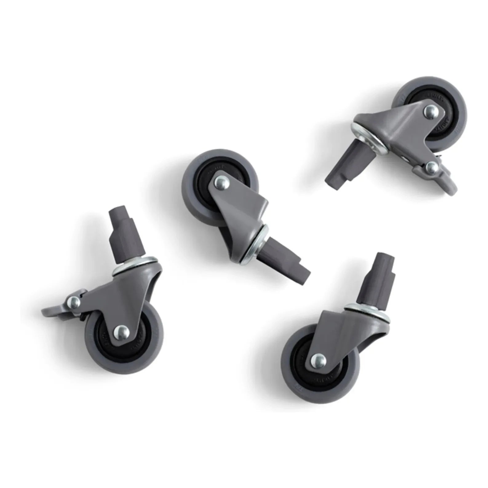 Hay - Crate Foldable Cart Wheels - Set of 4 | Gray