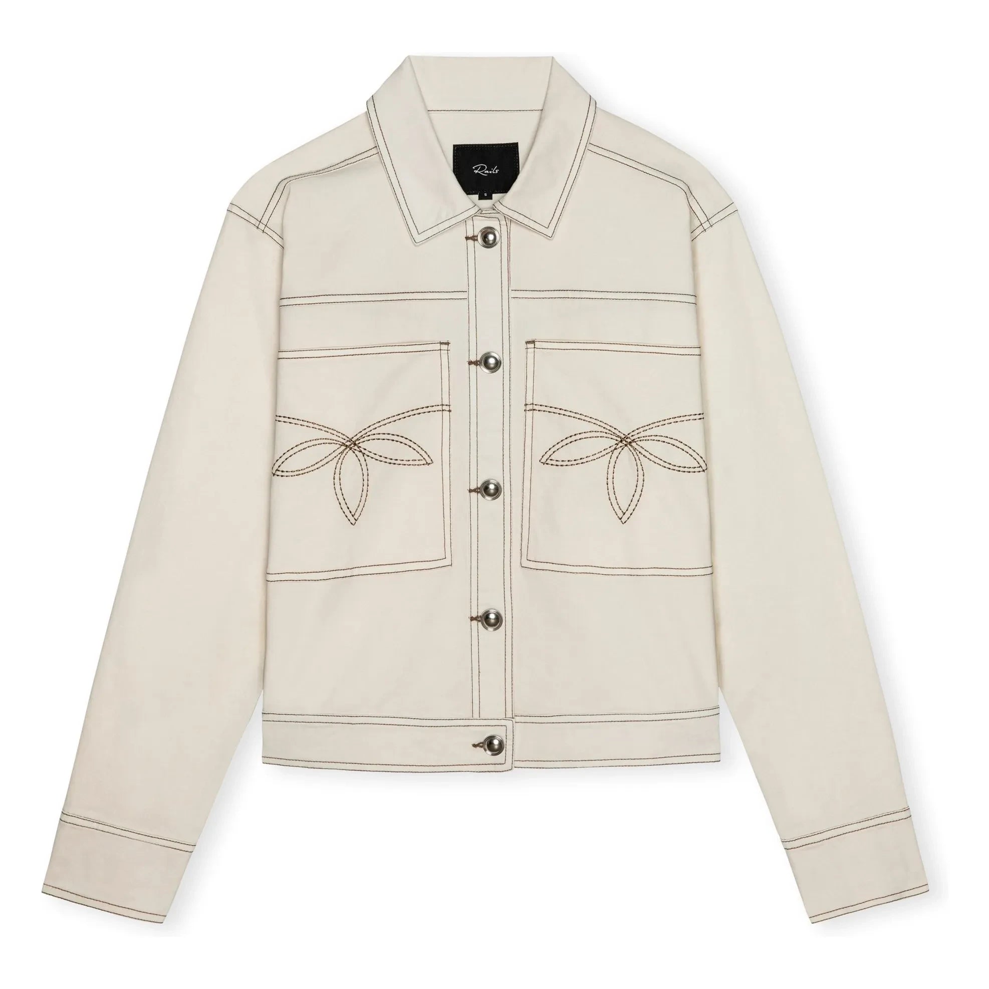 Rails - Briggs Embroidered Jacket | Ivory