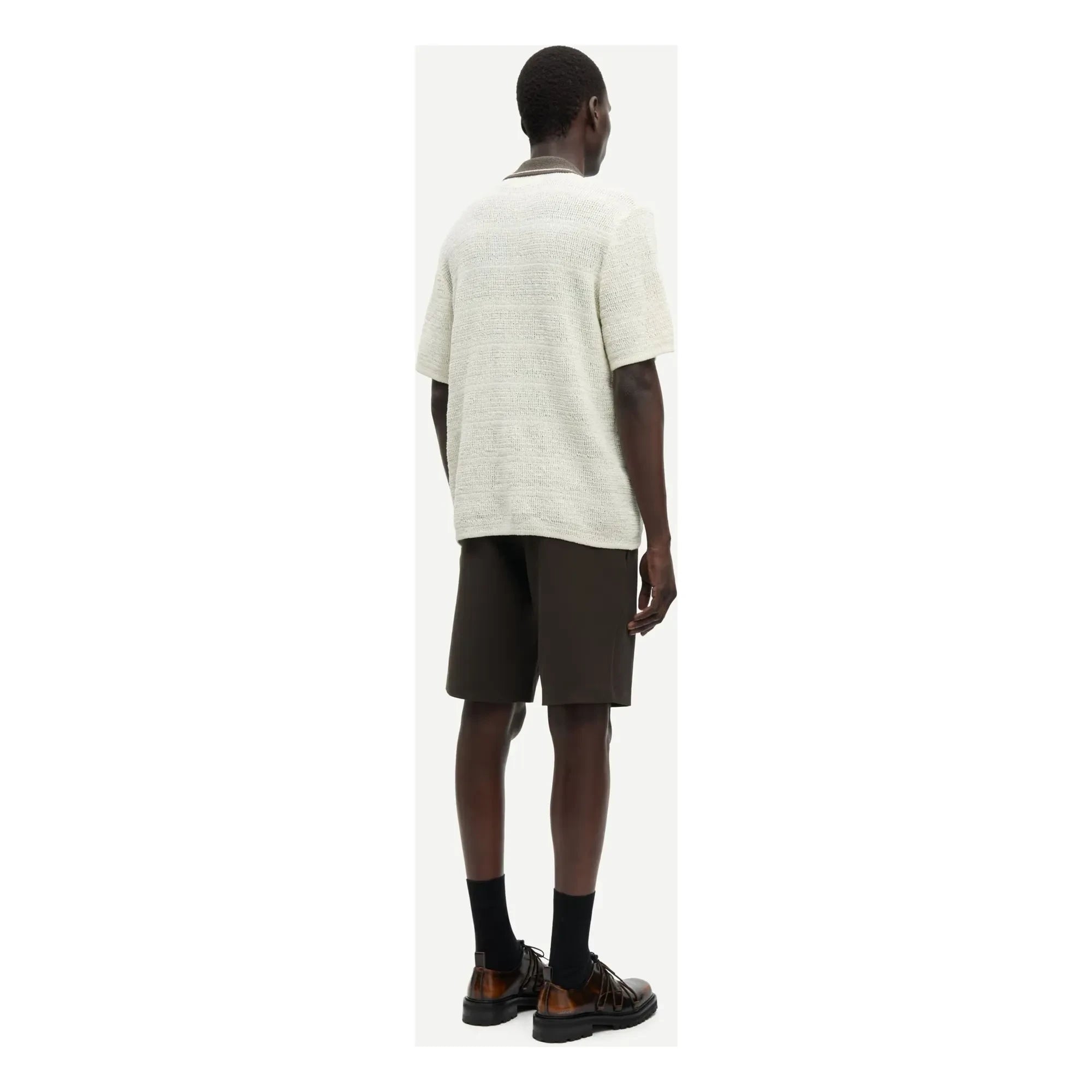 Samsoe Samsoe - Sapercy Short Sleeve Knit Shirt | White