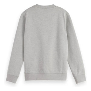 Scotch & Soda - Logo Patch Sweatshirt | Grey Melange