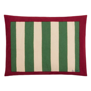 Lisa Corti - Nizam Striped Pillowcase | Green