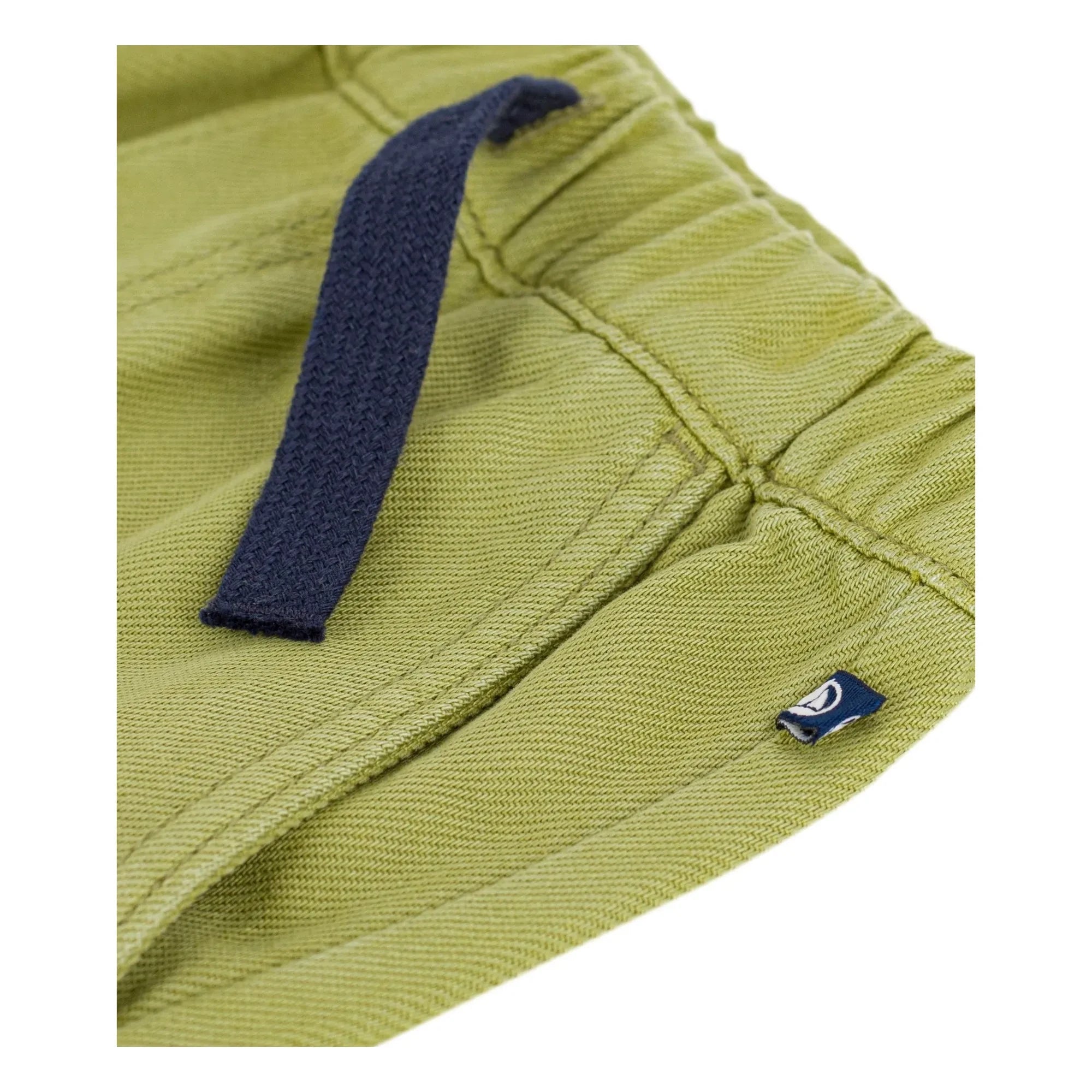 Petit Bateau - Düz Kesim Twill Pantolon | Haki