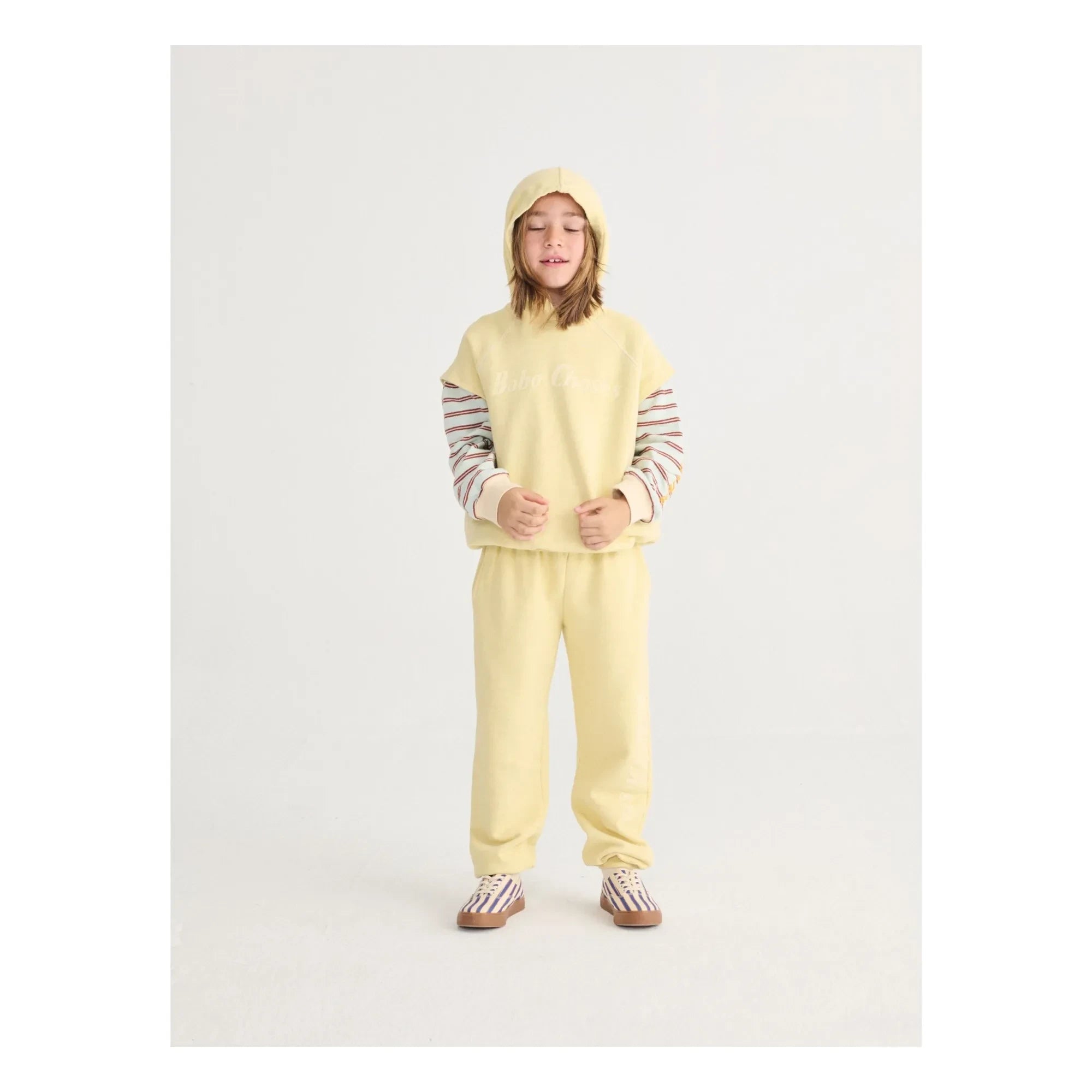 Bobo Choses - Striped T-Shirt | Light Blue