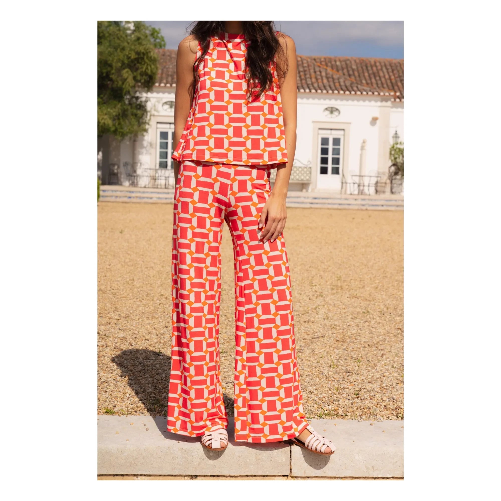 Paloma Collection - Andrea Pink Mom Pants - Women's Clothing | Pink