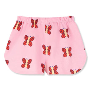 Wynken - Organic cotton butterfly shorts | Pink