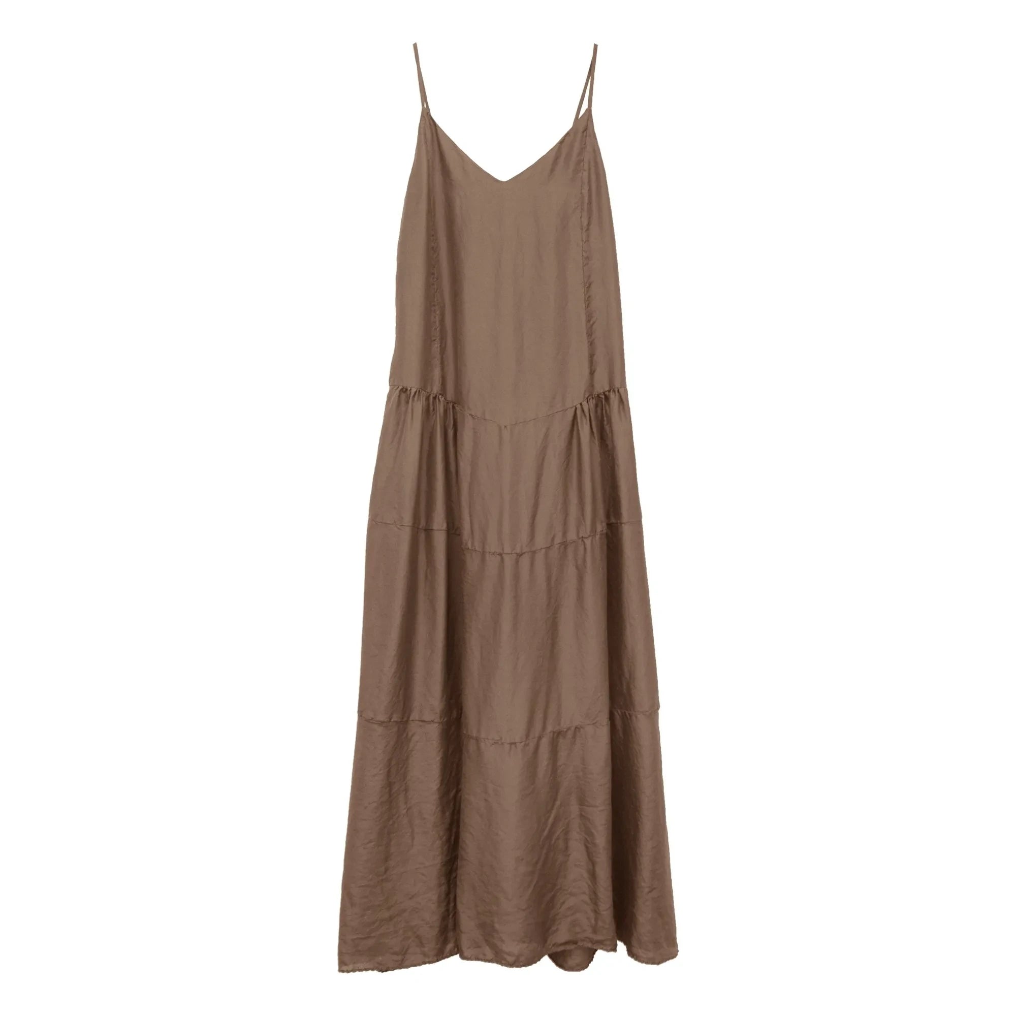 THEAVANT - Silk Martini Dress | Chocolate