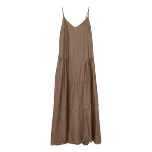 THEAVANT - Silk Martini Dress | Chocolate