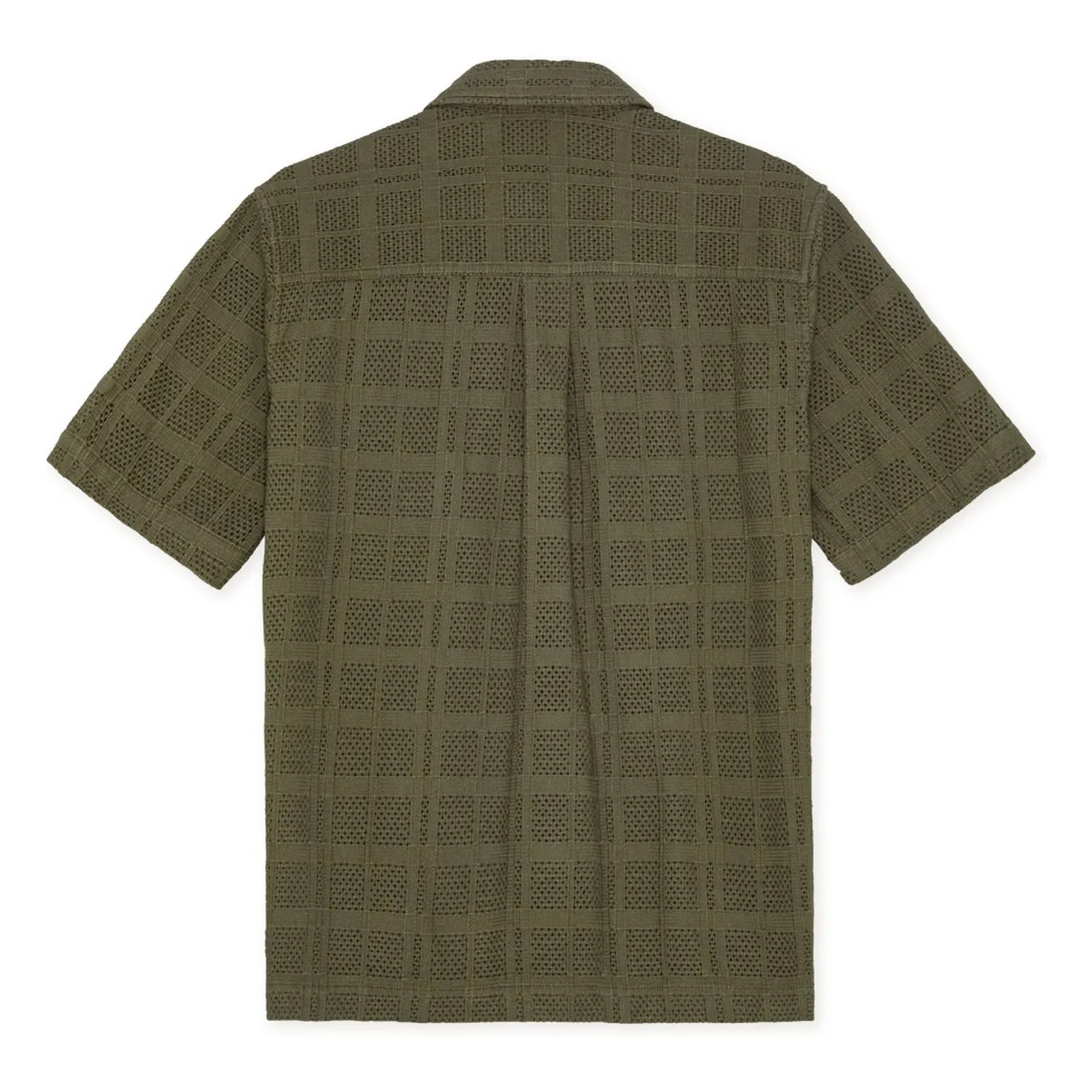 Les Deux - Charlie Cotton Short Sleeve Shirt | Khaki