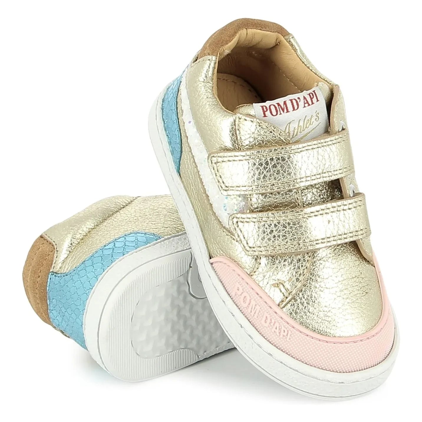 Pom d'Api - Backy Foam Sneakers | Gold