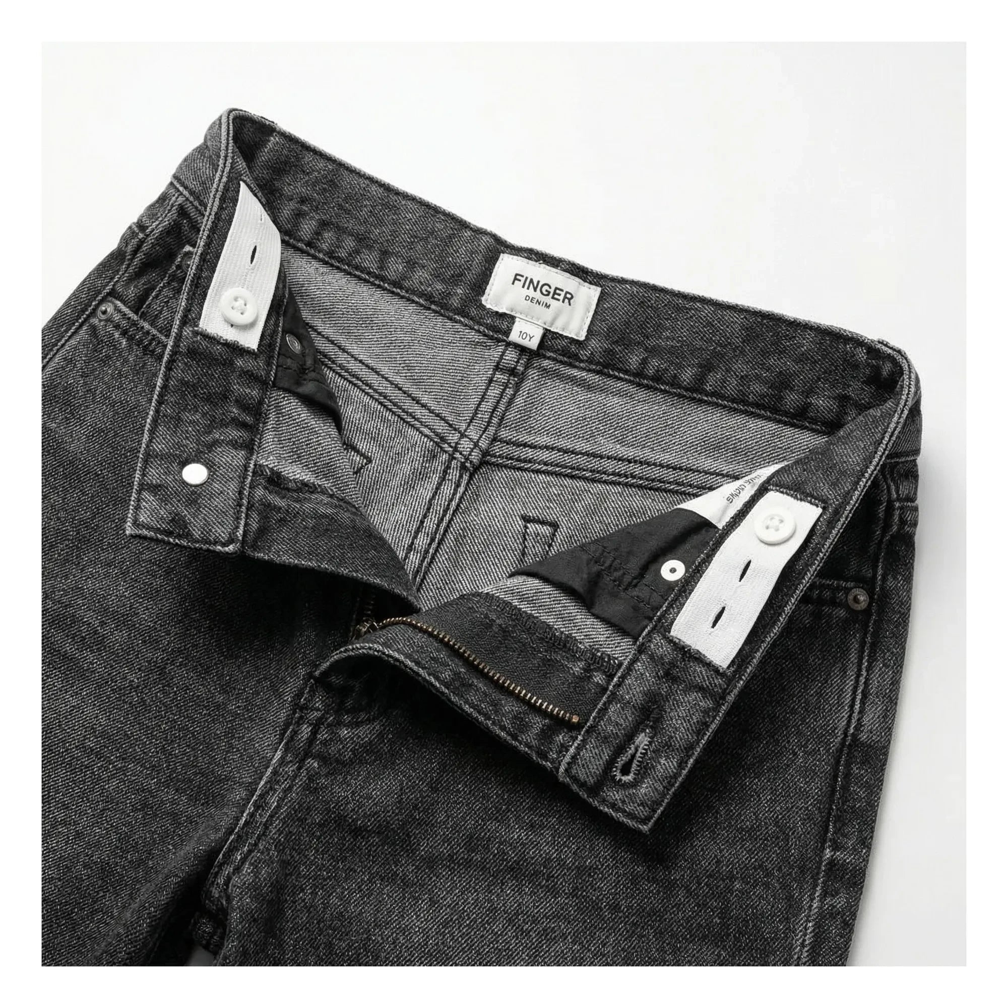 Finger in the Nose - Denim Eva Shorts | Denim Gray