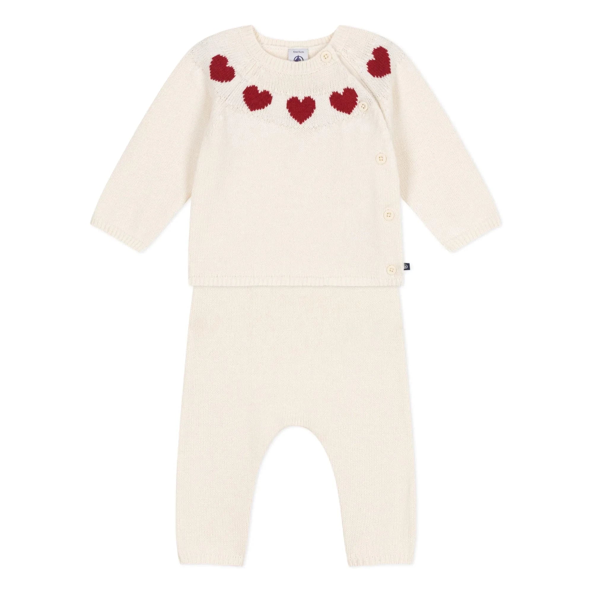 Petit Bateau - 2-Piece Mesh Set | White
