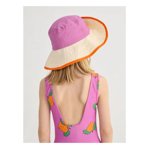 Bobo Choses - Orange Swimsuit Made from Recycled Fibers | Purple