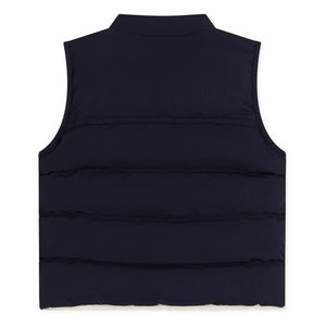 Petit Bateau - Logo Sleeveless Puffer Vest | Navy Blue