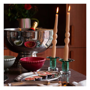 Denise - Stella Glass Candle Holder | Green