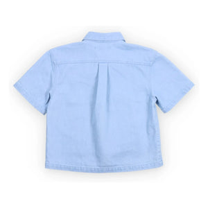 the new society - Denim Ginger Shirt | Light Blue