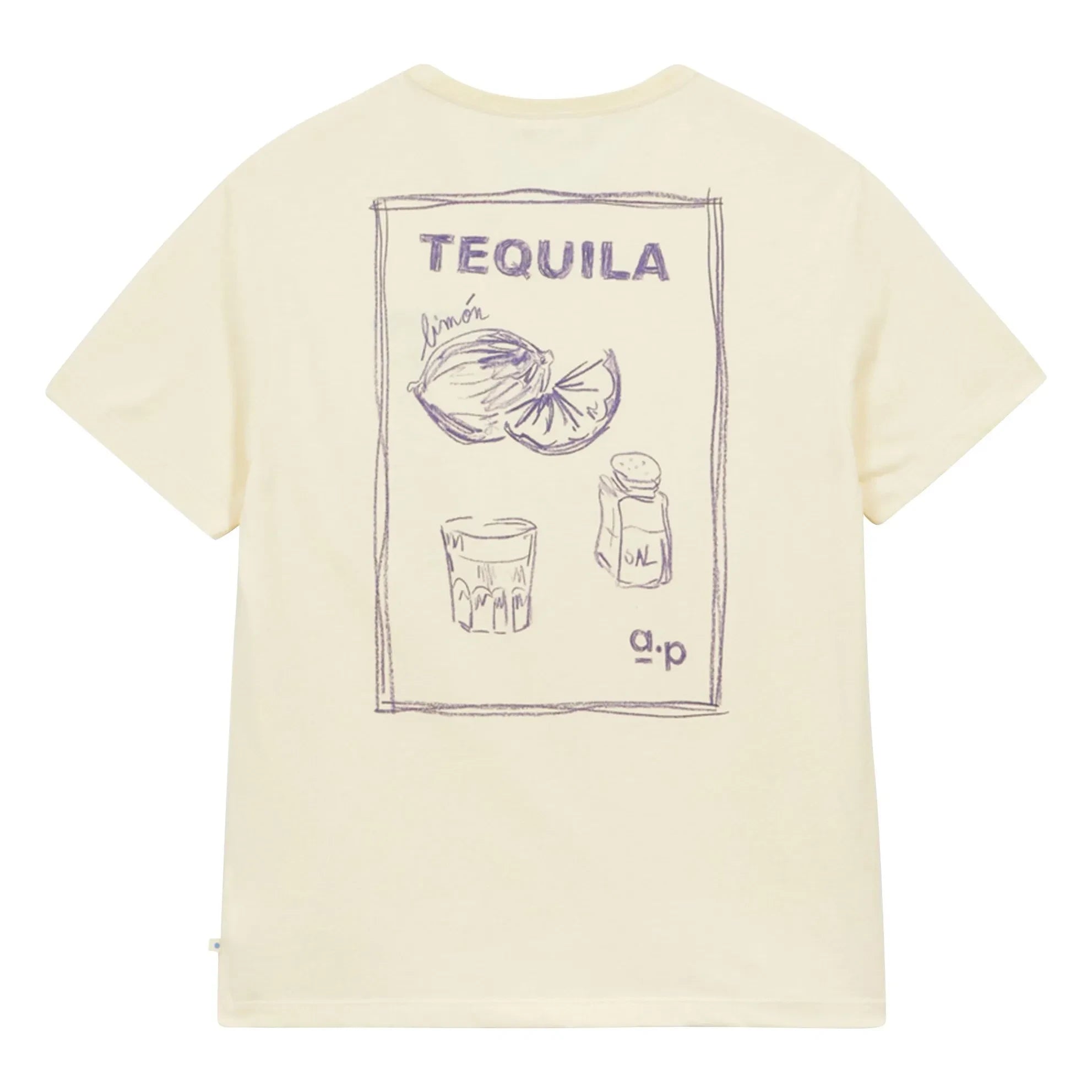 a.p - Tequila organic cotton T-shirt | Ecru