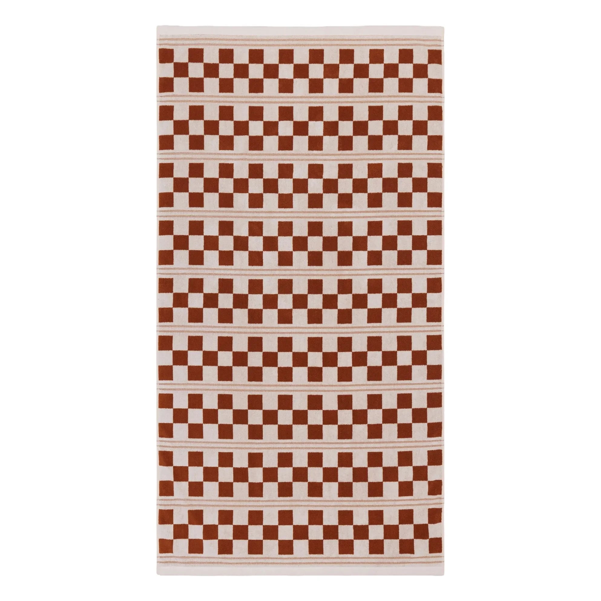Baina - Busby bath towel | Terracotta