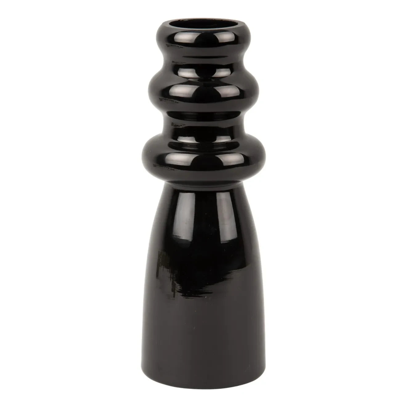 Present Time - Sparkle Bottle Vase | Black