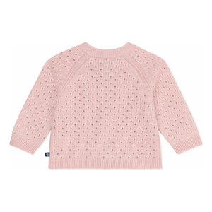 Petit Bateau - Light Pink Wool Cardigan