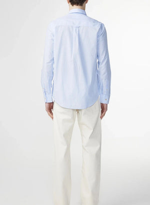 NN.07 - Colby striped shirt 5329 Pima cotton | Ecru