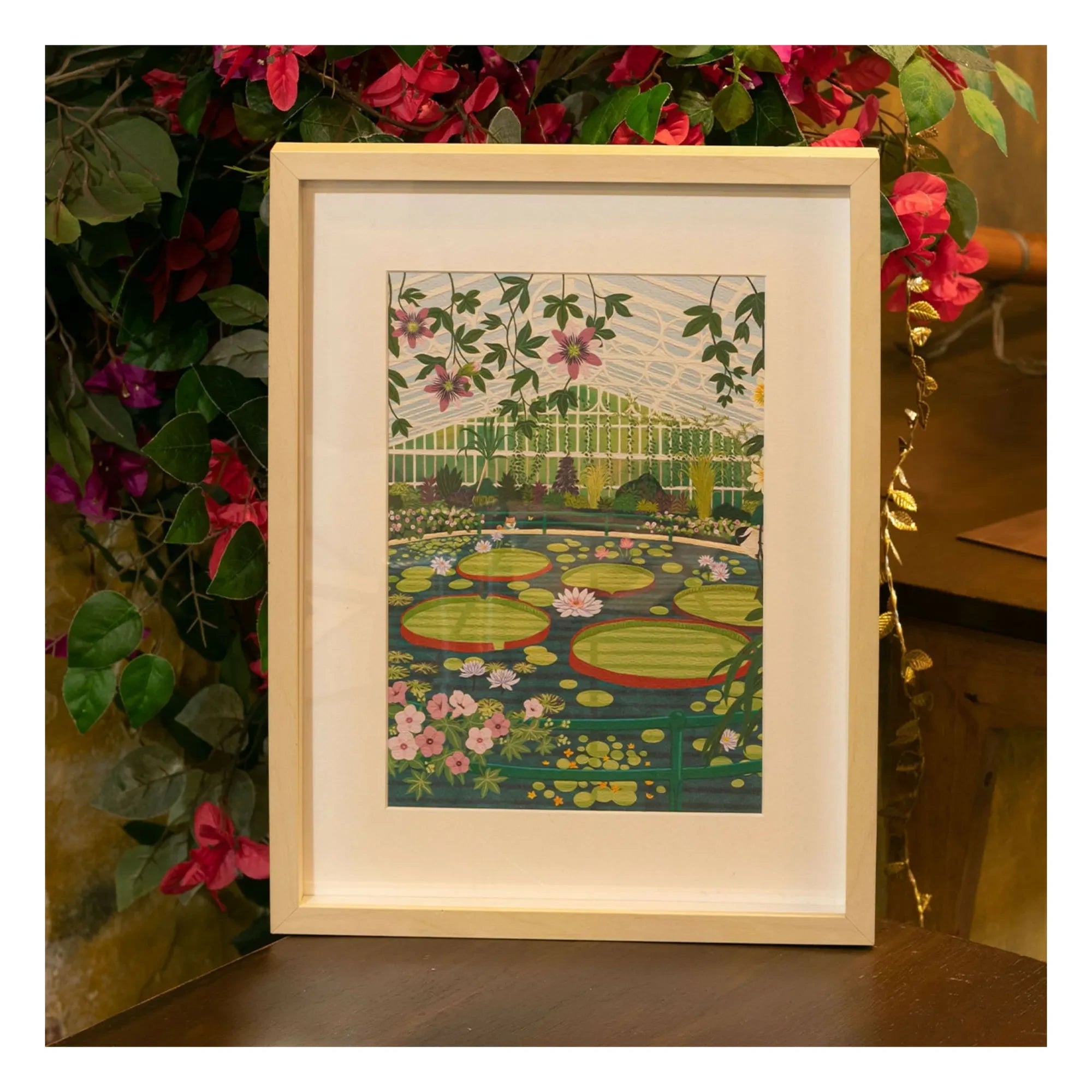 La Petite Épicerie - Water Lily Glass House Painting Set - Elaine Lee