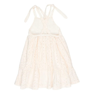 Búho - Embroidered Dress | Ivory