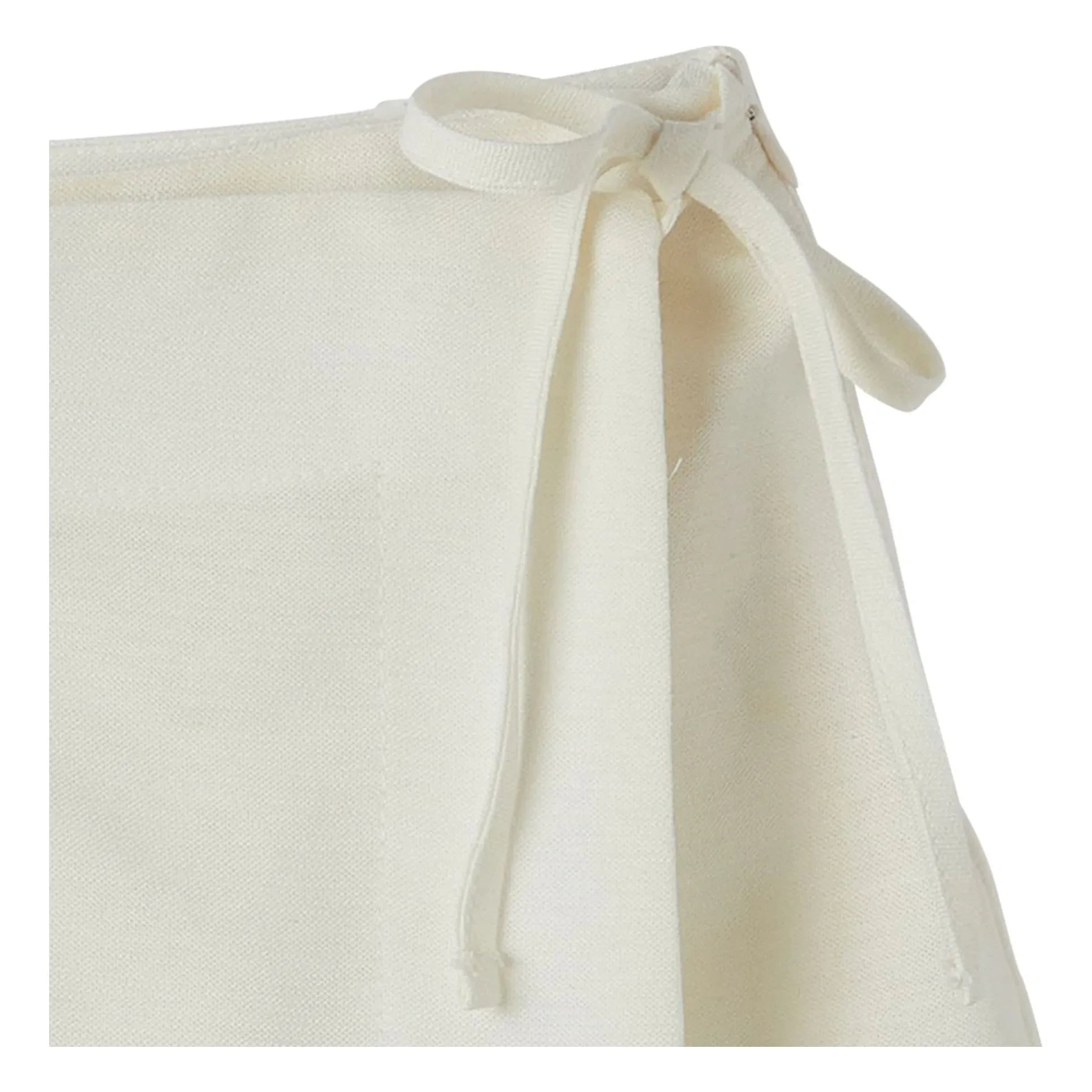 Fabula - Ruched Mini Skirt | White