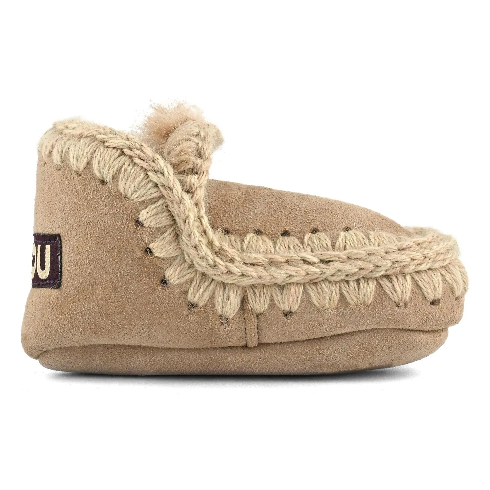 Mou - Eskimo Suede Slippers | Camel