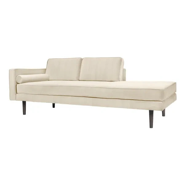 Broste Copenhagen - Pale Pink Velvet Lounge Chair