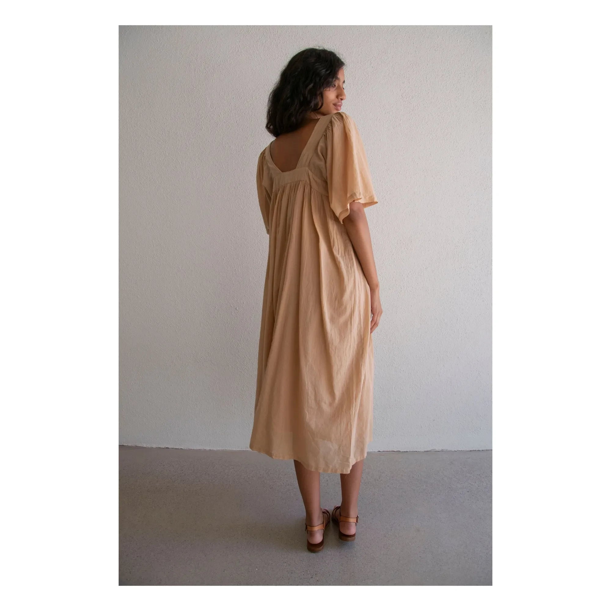 THEAVANT - Jade Cotton Voile Dress | Amber