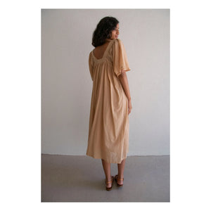 THEAVANT - Jade Cotton Voile Dress | Amber