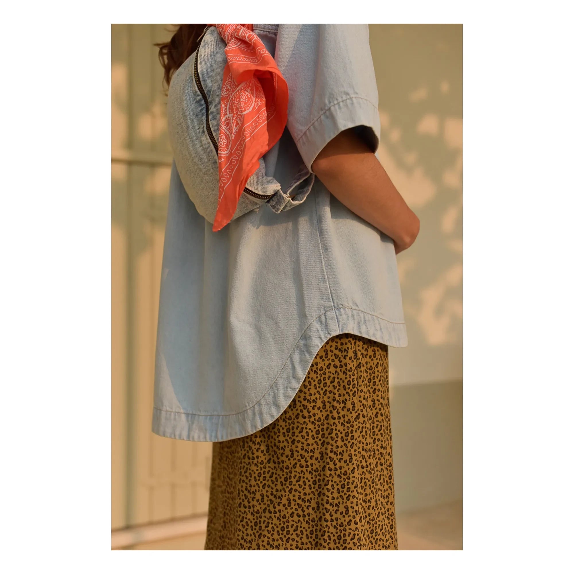 Marlot Paris - Colette Denim Shirt - Women's Collection | Light Blue