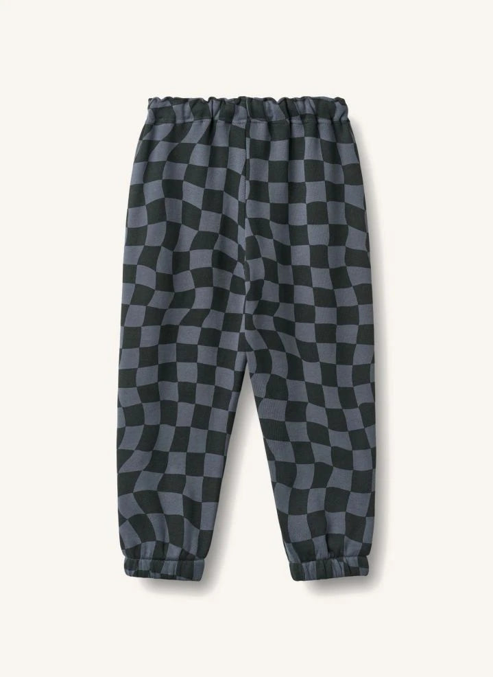 Wheat - Cosmo Damier Organik Pamuk Jogger | Gece mavisi