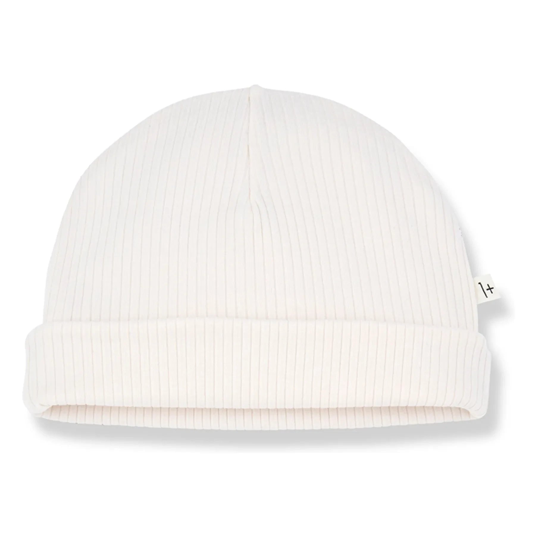 1+ in the family - Kai Ribbed Beanie | Ecru