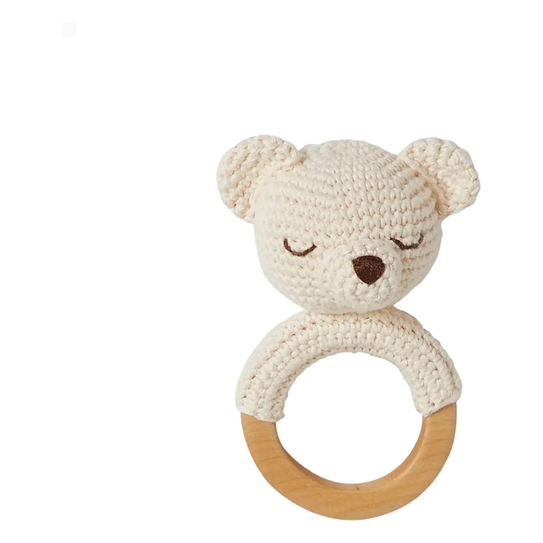 Patti Oslo - Polar Bear Teething Ring | White