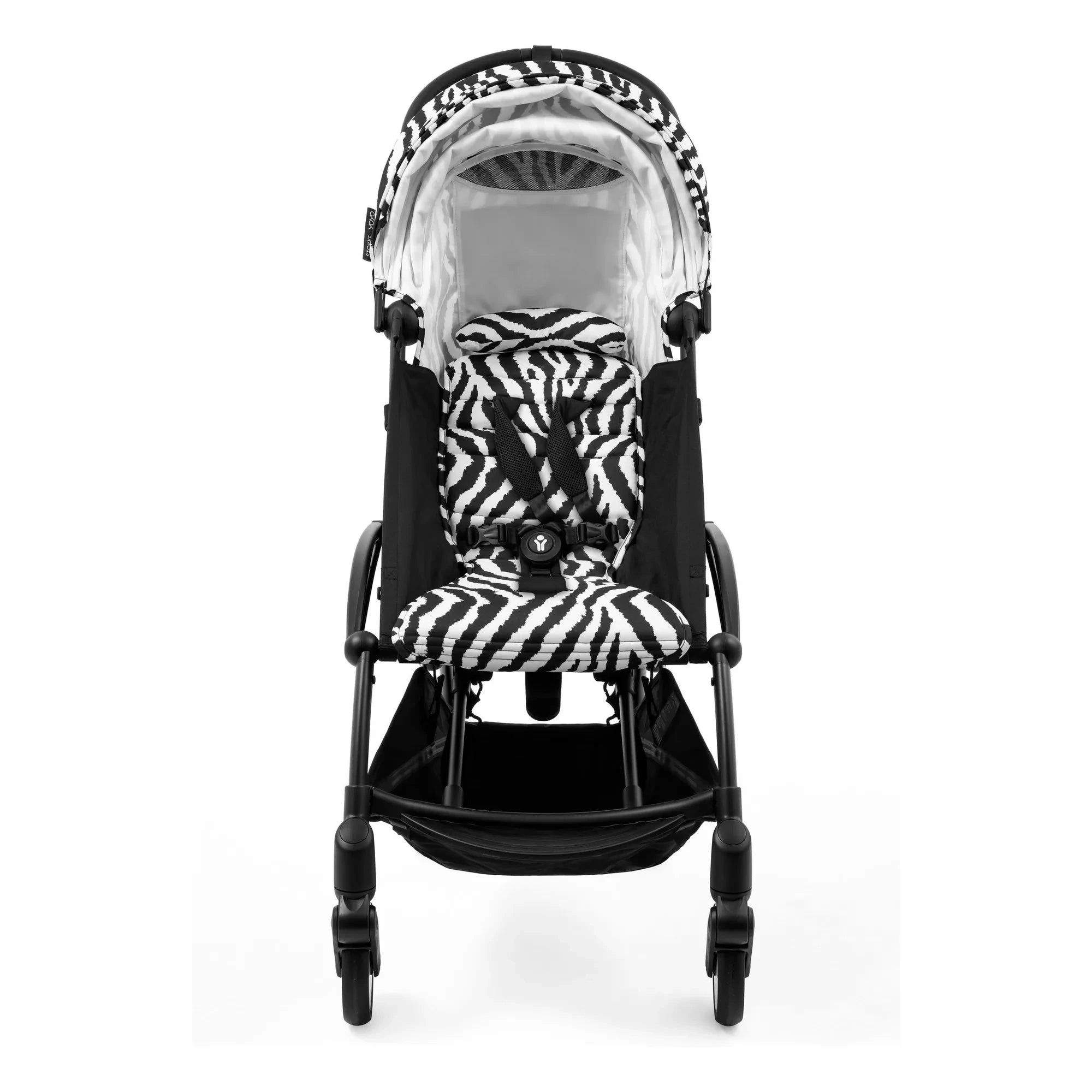 Stokke® - YOYO³ 6+ Pushchair with Black Frame | Zebra