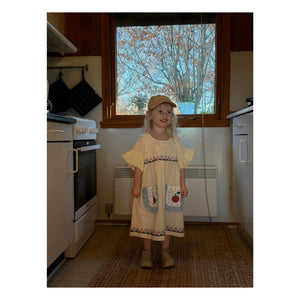 SISSEL EDELBO - Ohio organic cotton dress - Children's collection | Light yellow