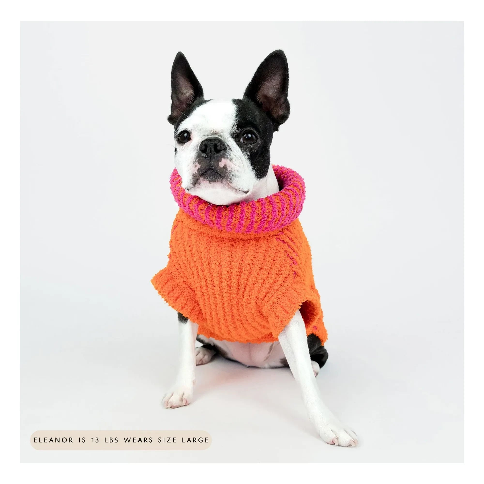 The Furry Folks - Ribbed Pullover | Orange