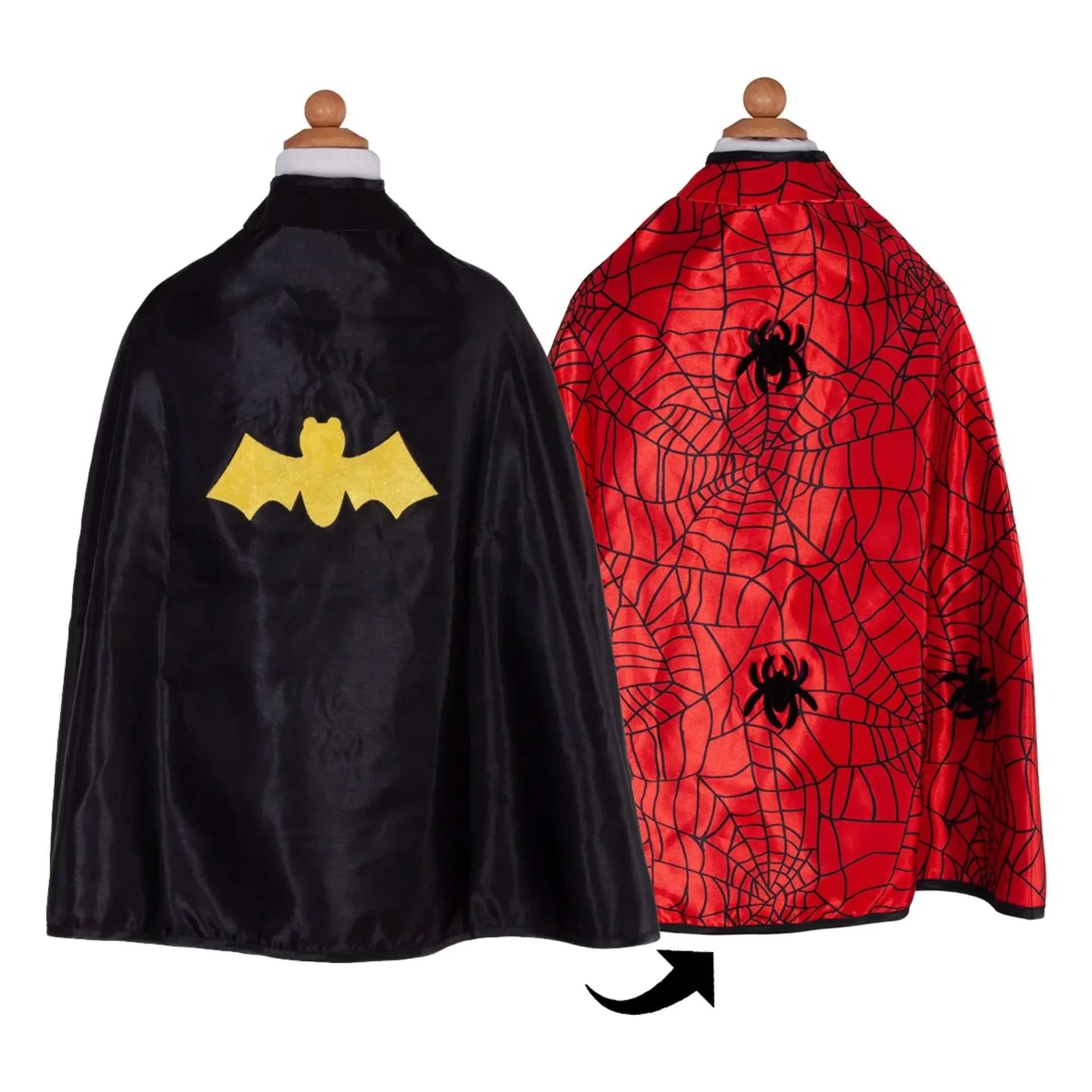 Great Pretenders - Spider-Man Çift Taraflı Pelerin ve Maske
