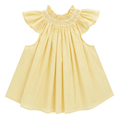 BELLEPIECE - Mykonos Cotton Poplin Top | Yellow