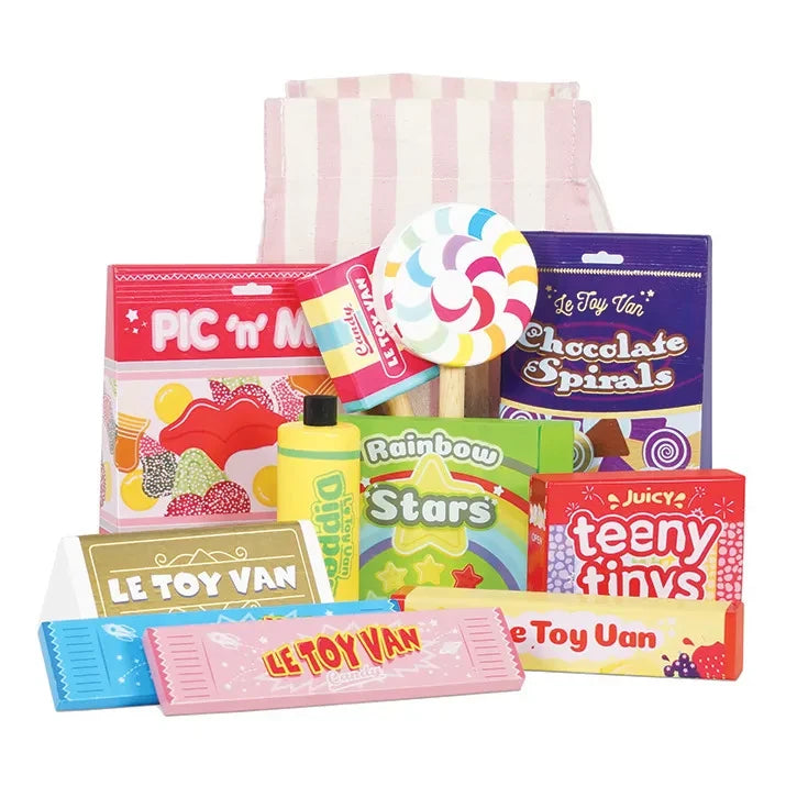 Le Toy Van - Ahşap Şekerler ve İkramlar - 11 Parça Set