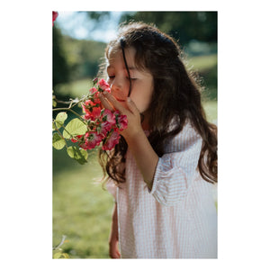 Risu Risu - Ostuni Vichy Organic Cotton Nightgown | Light Pink